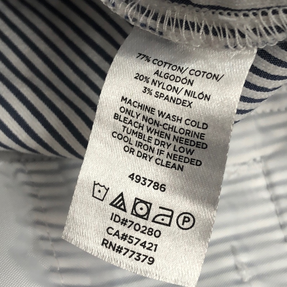 🆕 Ann Taylor Signature Crop Length Striped Pants - Picture 12 of 15